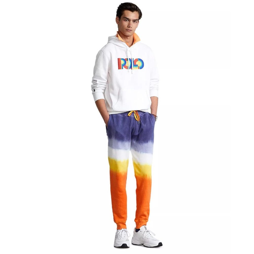 NWT $148 POLO RALPH LAUREN Men's Sweatpants JOGGER 2XL XXL ,XL FLEECE Tie-Dye